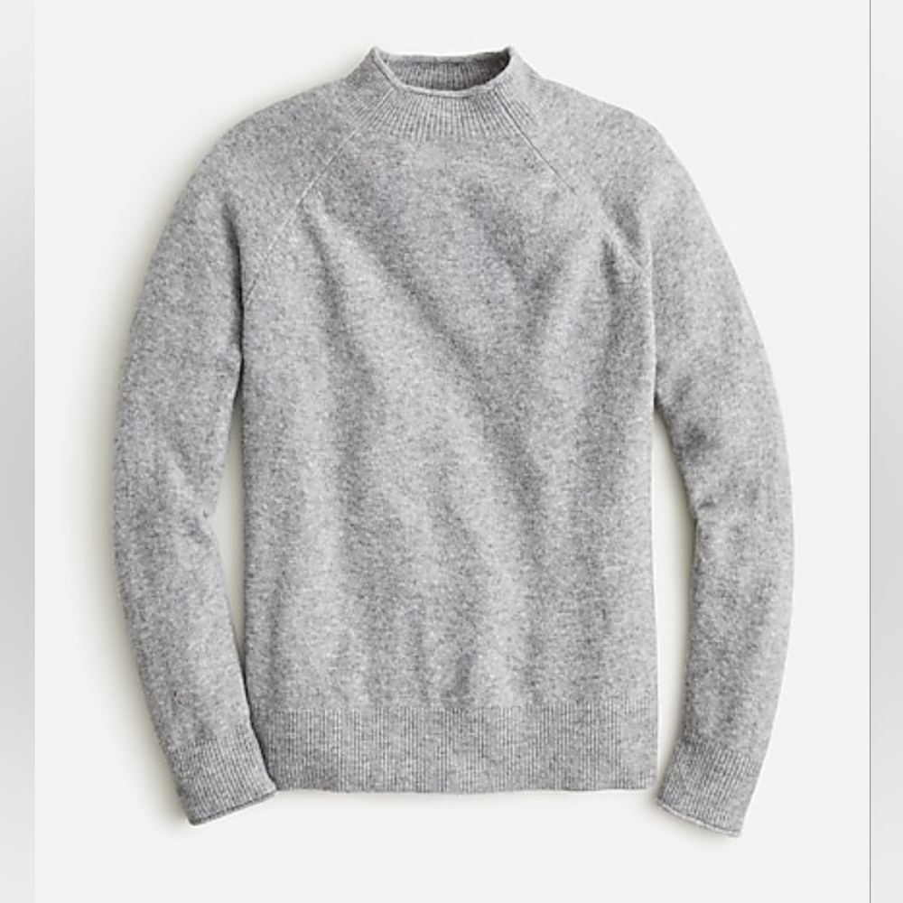 J. Crew Women's Gray Turtleneck Sweater